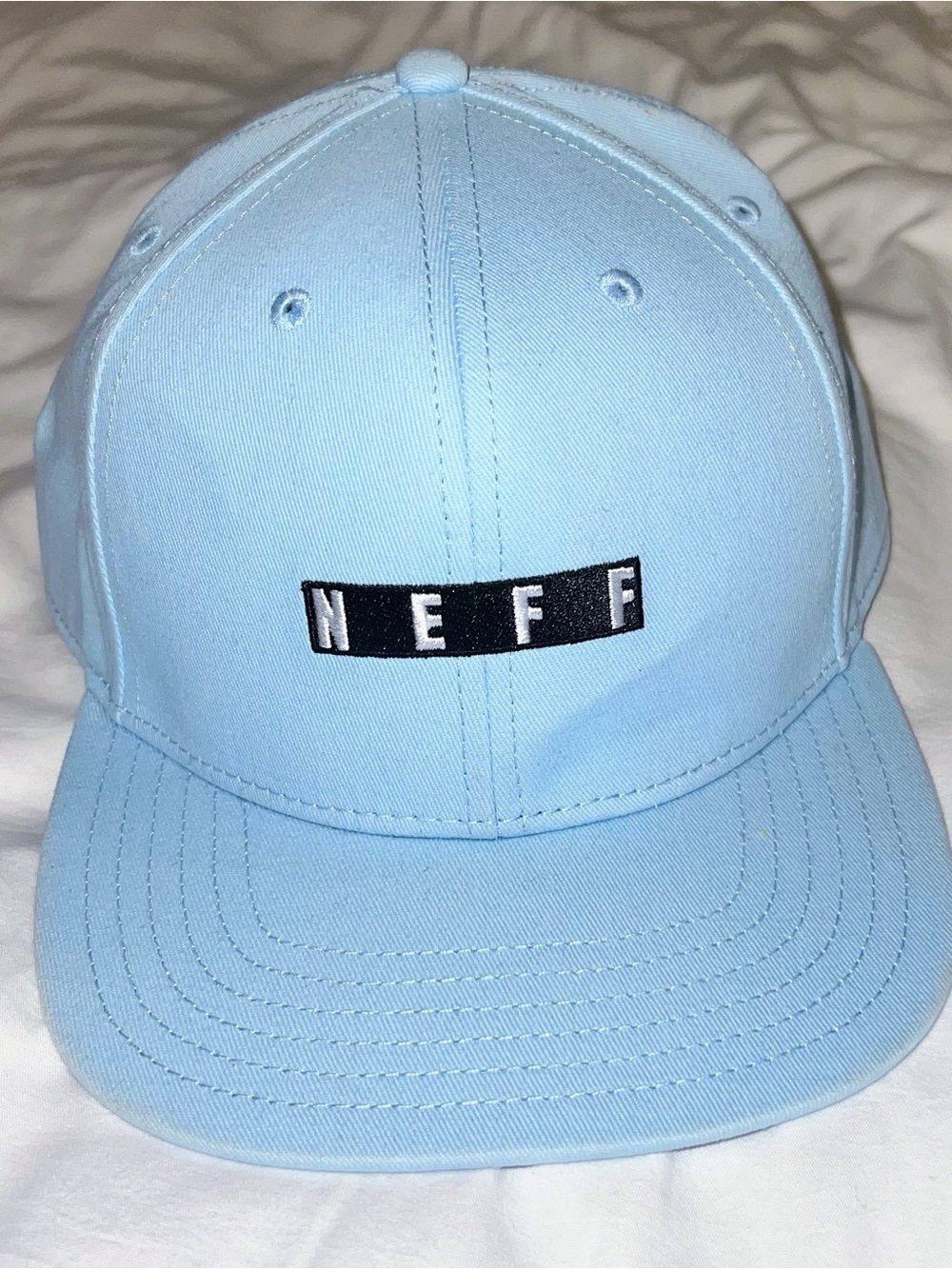 NEFF JAMES SNAPBACK HAT - LIGHT BLUE